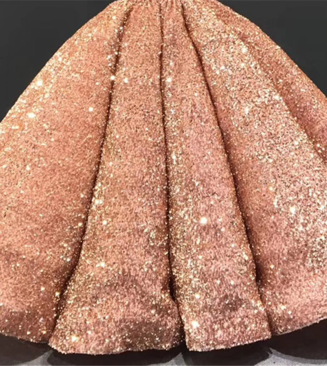 Abiti da sposa Dubai di lusso con paillettes rosso vino Abiti da sposa maniche lunghe con scollo a V Sparkle Ha2348 Dres da spos