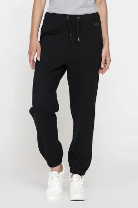 Carrera  ---------    ------------Pantalone felpato fit oversize - Nero