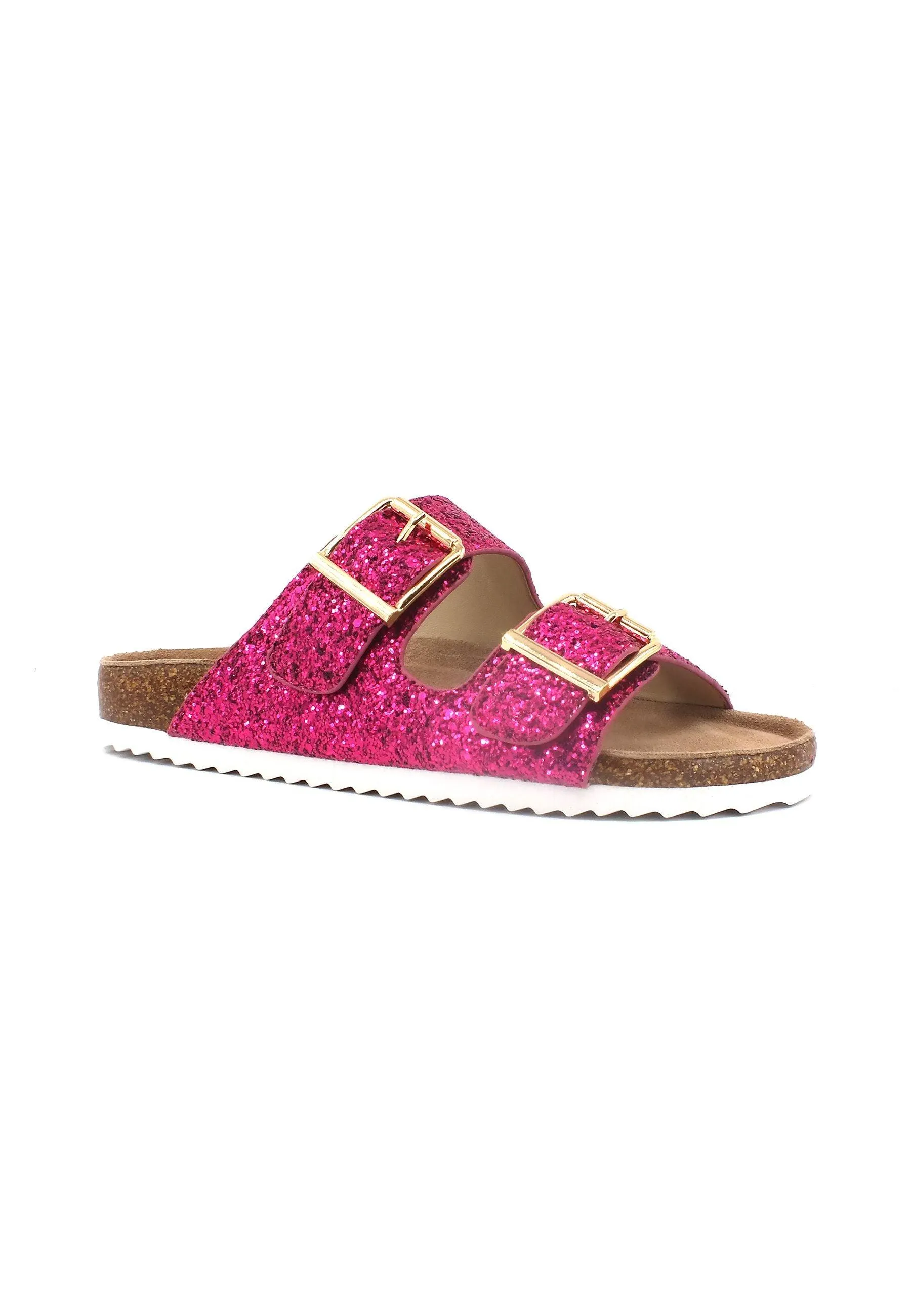 COLORS OF CALIFORNIA Ciabatta Donna Glitter Fuxia HC.BIO035