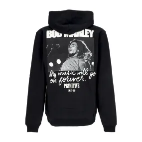 felpa cappuccio uomo forever hoodie x bob marley BLACK