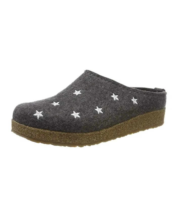 HAFLINGER GRIZZLY STELLINE PANTOFOLA DONNA