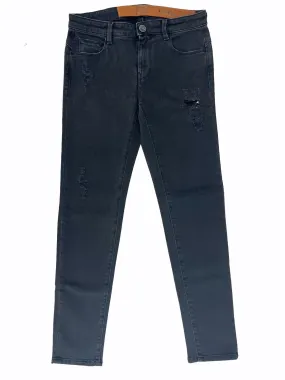 JEANS NERO "FUJICO" IN DENIM DI COTONE