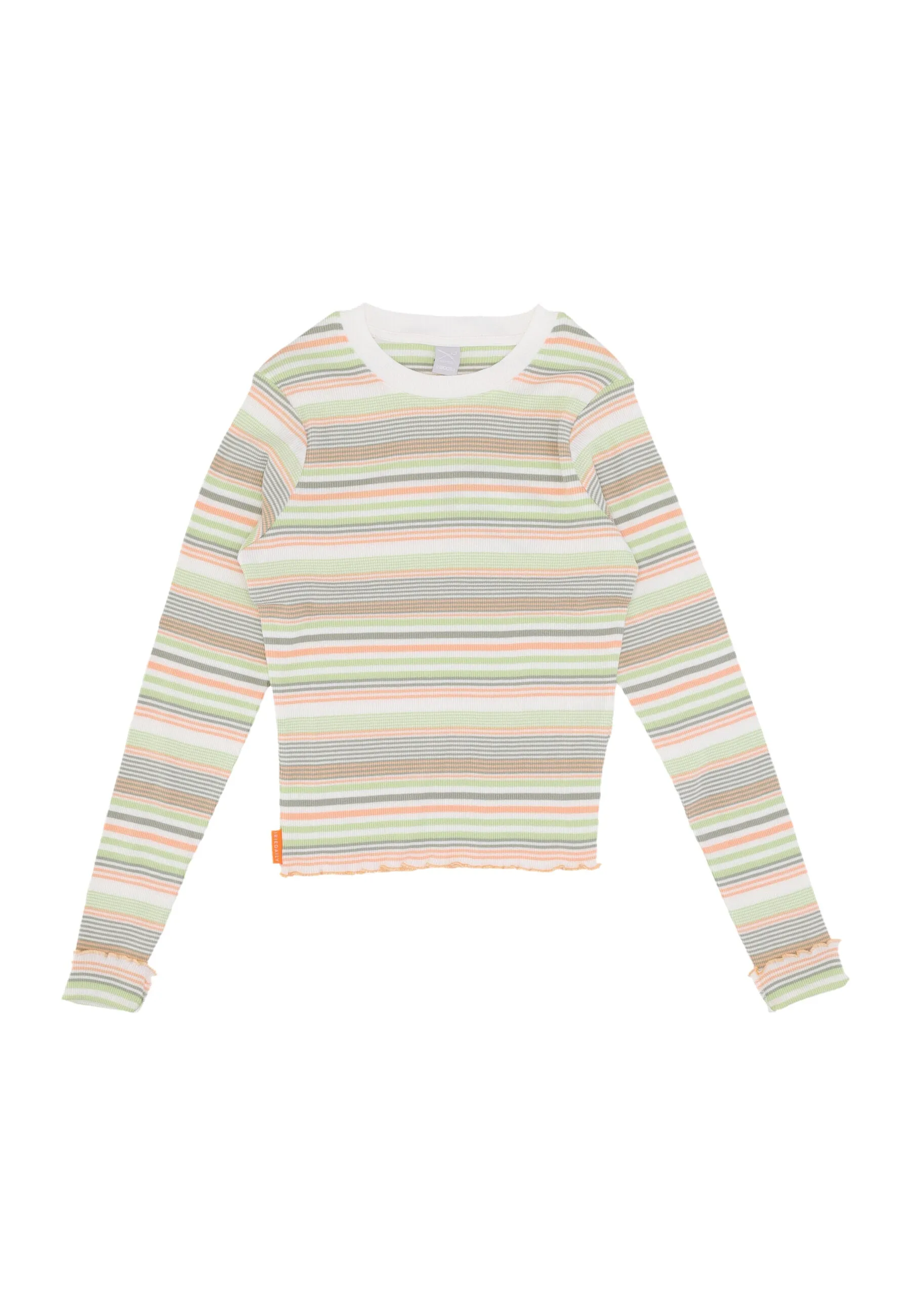 Maglietta Manica Lunga Corta Donna W Konti Rib L/s Aloe