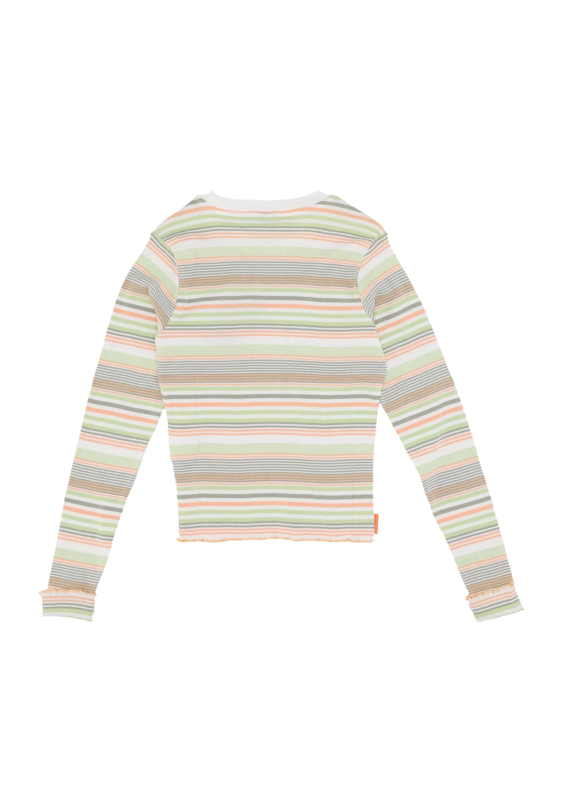 Maglietta Manica Lunga Corta Donna W Konti Rib L/s Aloe