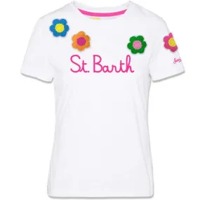 Mc2 Saint Barth Embroidery T-Shirt / White