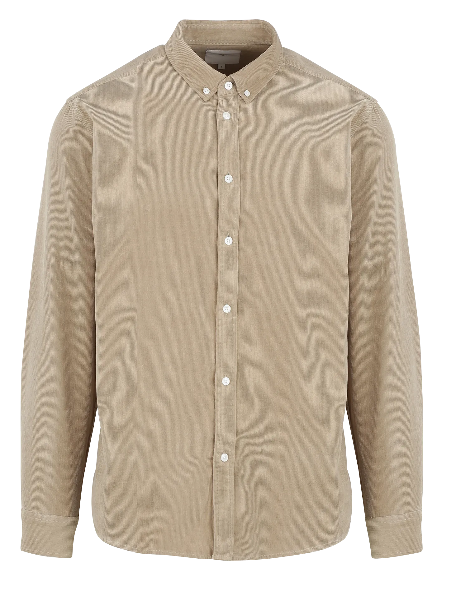  MINIMUM   WALTHER - Camicia con collo button down regular fit in cotone bio | Beige