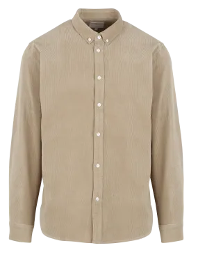  MINIMUM   WALTHER - Camicia con collo button down regular fit in cotone bio | Beige