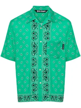 palm angels Camicia stampa paisley