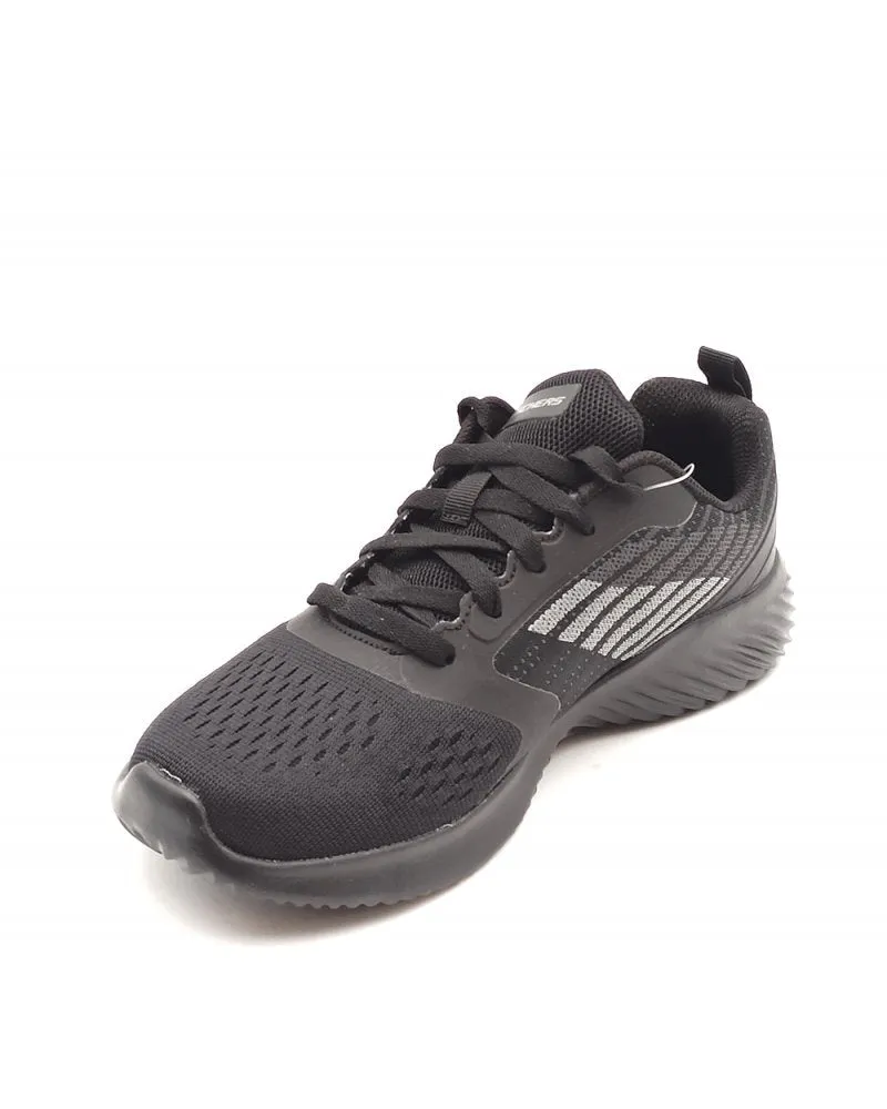 Sneakers uomo in tessuto Nero SKECHERS Bounder Verkona 232004 bbk