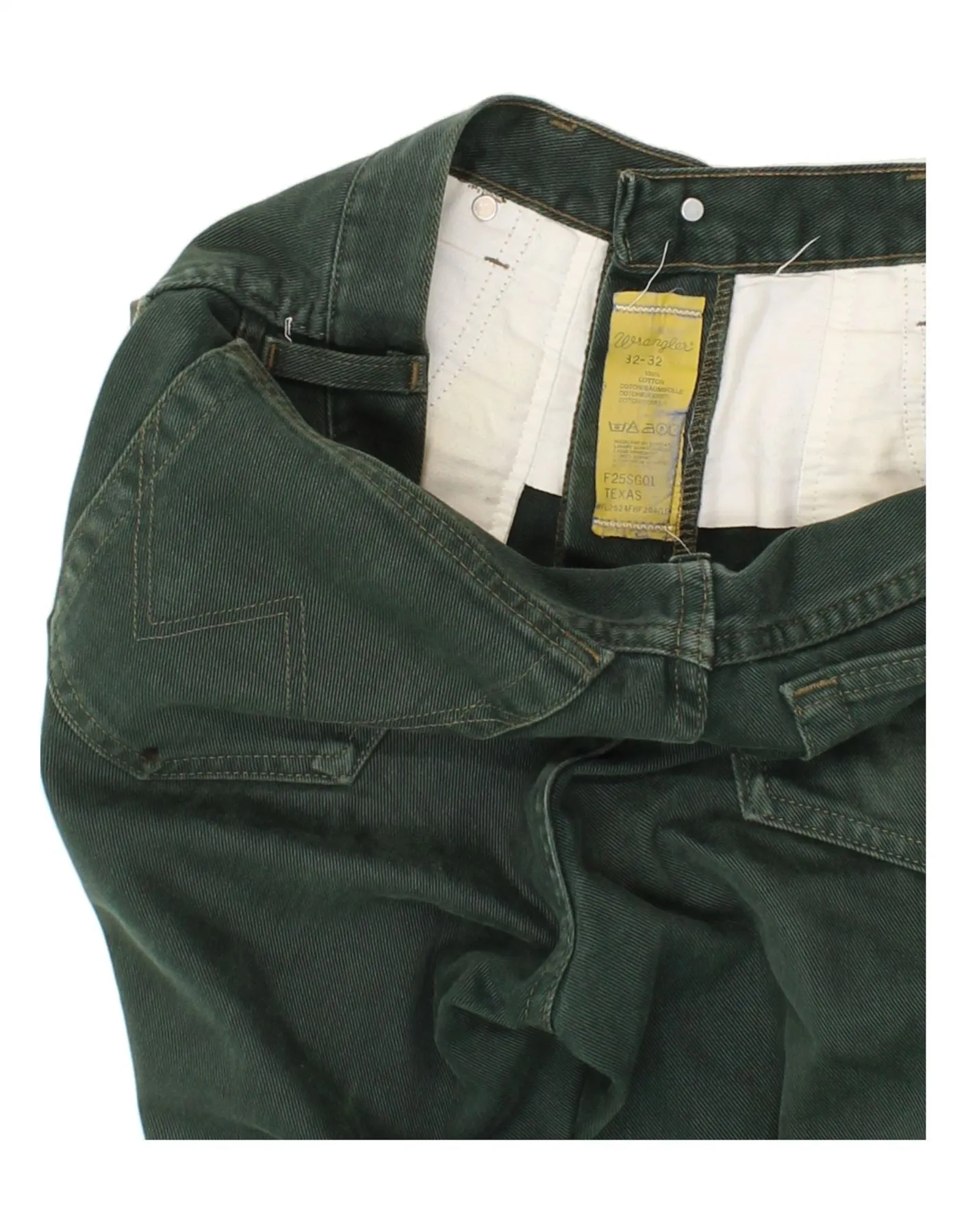 WRANGLER Mens Texas Straight Jeans  W32 L32 Green